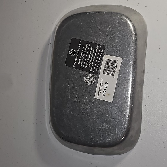 Wilton Armetale Vintage Pewter Bread Tray "Give Us This Day Our Daily Bread” - Picture 6 of 13